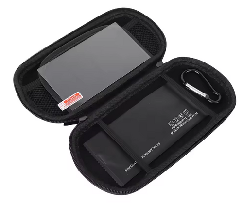 Handheld Hard Case + Tempered Glass
